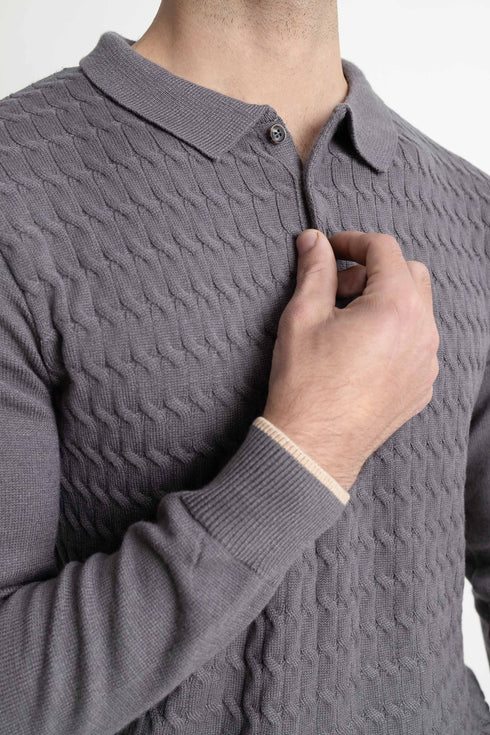 The Regular Fit Polo Sweater